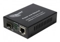 ALLNET ALL-MC202P-SFP1-POE konwerter sieciowy 1000 Mbit/s Multifunkcyjny, Pojedynczy Czarny - 2340238