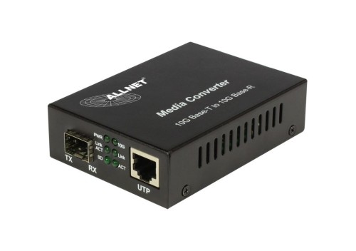 ALLNET ALL-MC109-SFP+ konwerter sieciowy 10000 Mbit/s Czarny - 2340245