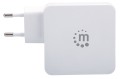 Manhattan 180146 ładowarka do urządzeń przenośnych Netbook, Tablet Biały Prąd przemienny Wewnętrzna - 2352204