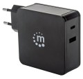 Manhattan 180214 ładowarka do urządzeń przenośnych Netbook, Tablet Czarny Prąd przemienny Wewnętrzna - 2352224