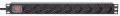 Intellinet 715133 rozdzielacz zasilania PDU 9 x gniazdo sieciowe 1U Czarny - 2352435