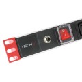 Techly I-CASE STRIP-813T części do stojaków Listwa zasilająca - 2352442