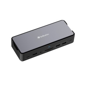 Stacja dokująca Verbatim USB-C Pro CDS-15S 2xHDMI DP RJ-45 4xUSB 3xUSB-C SD microSD SSD audio