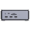 Lindy 43372 stacja dokująca Dokujący USB4 Antracyt - 2352798