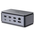 Lindy 43372 stacja dokująca Dokujący USB4 Antracyt - 2352797