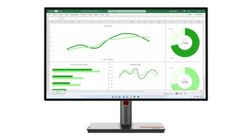 Lenovo ThinkVision P27q-30 LED display 68,6 cm (27") 2560 x 1440 px Quad HD Czarny - 1996120