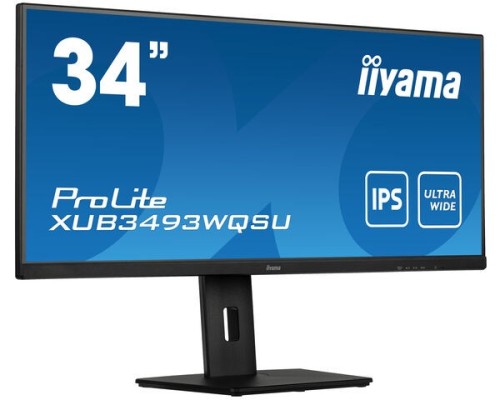 iiyama ProLite XUB3493WQSU-B5 monitor komputerowy 86,4 cm (34") 3440 x 1440 px UltraWide Quad HD LED Czarny - 1891312