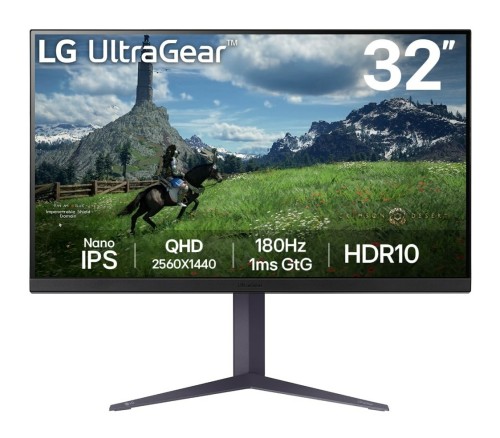 LG 32GS85Q-B monitor komputerowy 80 cm (31.5") 2560 x 1440 px Quad HD Czarny - 2144007