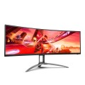 AOC B2 AG493UCX2 monitor komputerowy 124 cm (48.8") 5120 x 1440 px Quad HD LED Czarny - 2353657
