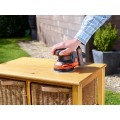 Black & Decker BDCROS18N-XJ przenośna szlifierka Szlifierka orbitalna 12000 RPM Czarny, Pomarańczowy - 2354294