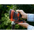 Black & Decker BDCROS18N-XJ przenośna szlifierka Szlifierka orbitalna 12000 RPM Czarny, Pomarańczowy - 2354296
