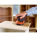Black & Decker BDCROS18N-XJ przenośna szlifierka Szlifierka orbitalna 12000 RPM Czarny, Pomarańczowy - 2354292