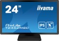 iiyama ProLite T2452MSC-B1 monitor komputerowy 60,5 cm (23.8") 1920 x 1080 px Full HD LCD Ekran dotykowy Przeznaczony dla wielu użytkowników Czarny - 2352896