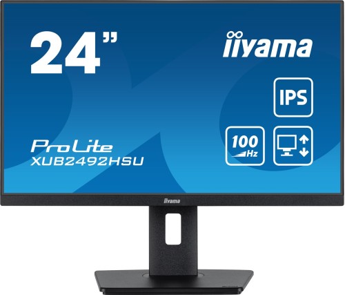 iiyama XUB2492HSU-B6 monitor komputerowy 60,5 cm (23.8") 1920 x 1080 px Full HD LED Czarny - 2327276