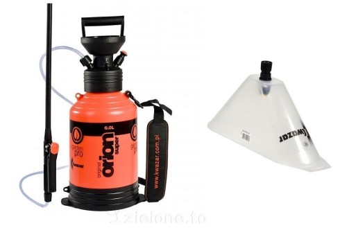 KWAZAR OPRYSKIWACZ ORION SUPER NEW  6l + OSŁONA HERBICYDOWA - 1949403