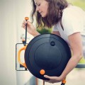 Fiskars 1020448 uchwyt do węża ogrodowego Metal Czarny - 2354492