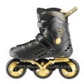NA20006 CZARNO-ZŁOTY ROZM. 36 SLALOMOWE ŁYŻWOROLKI NILS EXTREME - 2173102