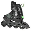 ŁYŻWOROLKI NILS EXTREME NH11912 A 2W1  CZARNO-ZIELONE ROZM. L (39-42)  Z WYMIENNĄ PŁOZĄ HOKEJOWĄ - 2254176