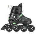 ŁYŻWOROLKI NILS EXTREME NH11912 A 2W1  CZARNO-ZIELONE ROZM. L (39-42)  Z WYMIENNĄ PŁOZĄ HOKEJOWĄ - 2254177