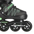 ŁYŻWOROLKI NILS EXTREME NH11912 A 2W1  CZARNO-ZIELONE ROZM. L (39-42)  Z WYMIENNĄ PŁOZĄ HOKEJOWĄ - 2254178