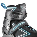 ŁYŻWOROLKI NILS EXTREME NH11912 A 2W1 CZARNO-NIEBIESKIE ROZM. L (39-42) Z WYMIENNĄ PŁOZĄ HOKEJOWĄ - 2254186
