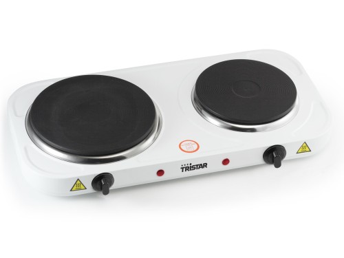 Tristar KP-6245 płyta kuchenna Biały Blat Płyta uszczelniona 2 stref(y) - 1903636