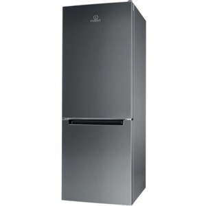 INDESIT | Lodówka | LI6 S2E X | Klasa efektywności energetycznej E | Wolnostojący | Kombi | Wysokość 158,8 cm | Pojemność lodówki netto: 197 L | Pojemność netto zamrażarki 75 L | 39 dB | Stal nierdzew