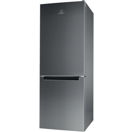 INDESIT | Lodówka | LI6 S2E X | Klasa efektywności energetycznej E | Wolnostojący | Kombinacja | Wysokość 158,8 cm | Pojemność lodówki netto 197 L | Pojemność zamrażarki 75 L | 39 dB | Stal nierdzewna - 2105665