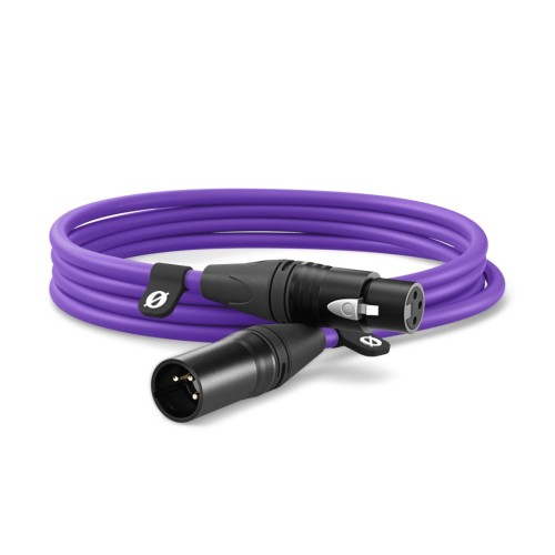 RODE XLR3M-PU kabel audio 3 m XLR Fioletowy - 2342415