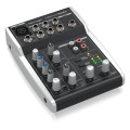 Behringer 502S - 5-kanałowy kompaktowy mikser analogowy z interfejsem USB zaprojektowany specjalnie do obsługi podcastów, streamowania oraz nagrywania w domu - 1548334