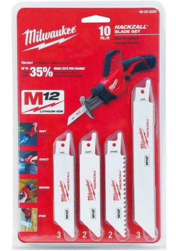 Brzeszczot MILWAUKEE HACKZALL KPL. 10szt. - 2151991