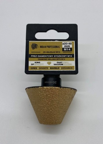 FREZ DIAMENTOWY STOŻKOWY M14 20-48mm /INDIAN PROFESSIONAL - 2152059
