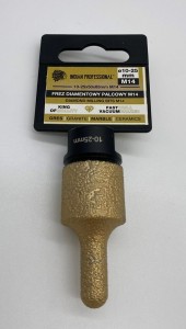 FREZ DIAMENTOWY PALCOWY M14  10-25mm /INDIAN PROFESSIONAL