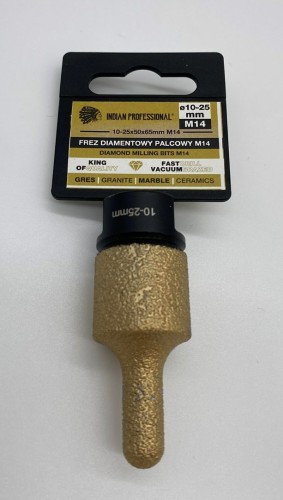 FREZ DIAMENTOWY PALCOWY M14  10-25mm /INDIAN PROFESSIONAL - 2152061