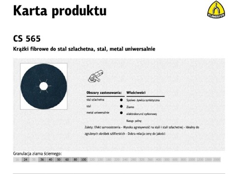 K.KRĄŻEK 125  PS21FK 50szt.   60 METAL/INOX - 2093384