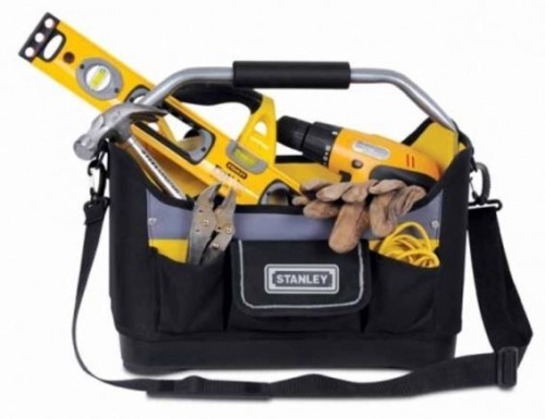 Black & Decker 1-96-182 walizka na narzędzia Czarny, Żółty Nylon - 2152713