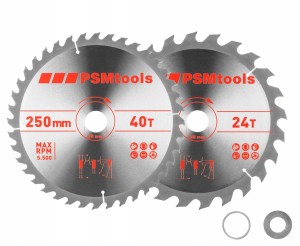 kpl dwóch tarcz hm 250x30mm 24/40z