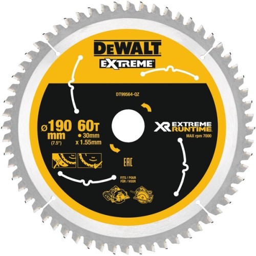 DeWALT DT99564-QZ ostrze do piły tarczowej 19 cm 1 szt. - 2251578