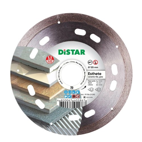 DISTAR TARCZA DIAMENTOWA ESTHETE 125 x 1,1 x 8 x 22,23mm - 2289278