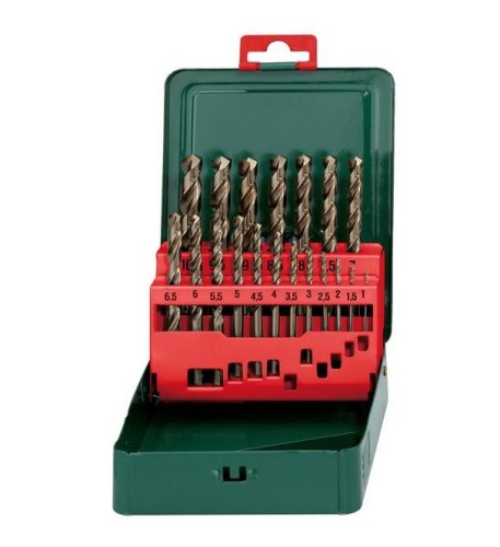 METABO ZESTAW WIERTEŁ HSS-CO 19cz. 1- 10mm - 2153460