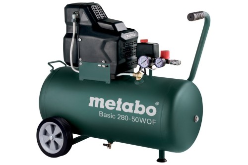 Metabo BASIC 280-50 W sprężarka 1700 W 280 l/min Prąd przemienny - 2293086