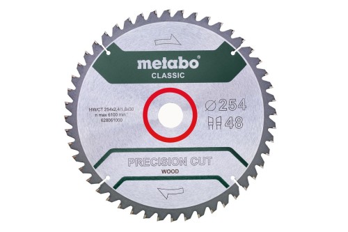 Metabo 628061000 ostrze do piły tarczowej 25,4 cm - 2152994