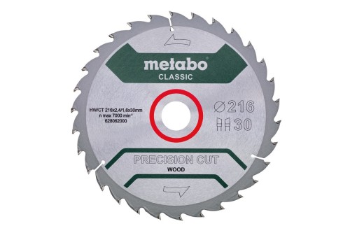 Metabo 628062000 ostrze do piły tarczowej 21,6 cm 1 szt. - 2153073