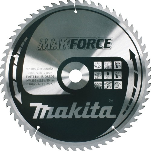 MAKITA PIŁA TARCZOWA  355x30x 60z >>>B-32421 - 2251599