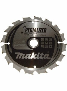 MAKITA PIŁA TARCZOWA  165x20x16z SPECJALIZED DREWNO (Z GWOŹDZIAMI I SĘKAMI)