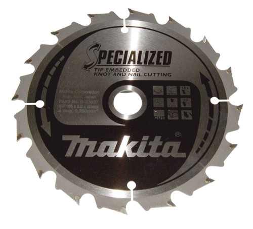 MAKITA PIŁA TARCZOWA  165x20x16z SPECJALIZED DREWNO (Z GWOŹDZIAMI I SĘKAMI) - 2251601