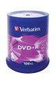 DVD+R Verbatim 16x 4.7GB Matt Silver (Cake 100) - 2355700