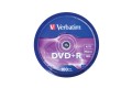 DVD+R Verbatim 16x 4.7GB Matt Silver (Cake 100) - 2355699