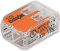 Wago 221-412 wtyczka Cage Clamp Pomarańczowy, Przezroczysty - 2356121