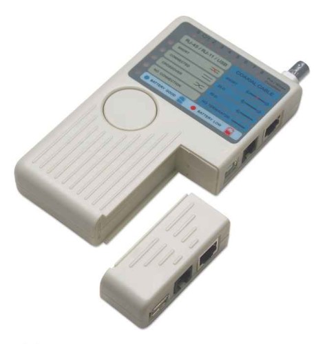 Intellinet 351911 tester kabli sieciowych Beżowy - 2236176